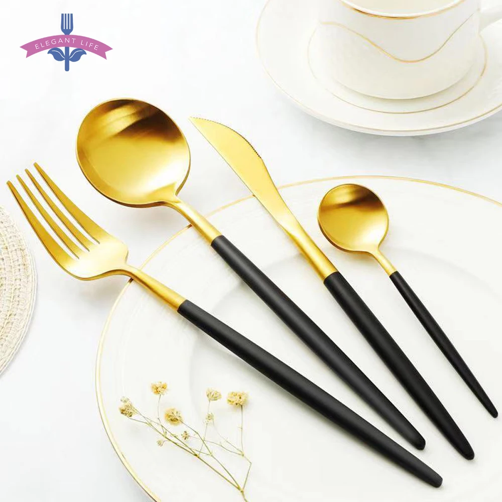 Cutlery Set Flatware Sets Knives Forks Spoons Western Kitchen Dinnerware Stainless Steel Home Party Tableware Set Cutlery
Cutlery Set Flatware Sets Knives Forks Spoons Western Kitchen Dinnerware Stainless Steel Home Party Tableware Set Cutlery