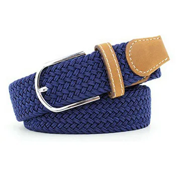 SYB 2016 NEW Unisex Men Women Stretch Braided Elastic Leather Buckle Belt Waistband Dark blue
SYB 2016 NEW Unisex Men Women Stretch Braided Elastic Leather Buckle Belt Waistband Dark blue