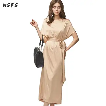 Summer Khaki Long Women Dresses Short Batwing Sleeve Dress 2019 Elegant Loose Bandage Casual Office Ladies Sexy Party Midi Dress
Summer Khaki Long Women Dresses Short Batwing Sleeve Dress 2019 Elegant Loose Bandage Casual Office Ladies Sexy Party Midi Dress