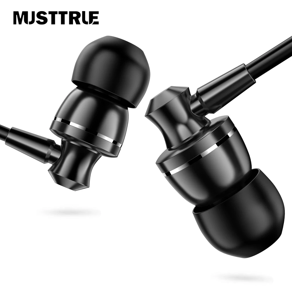 MUSTTRUE Professional In-ear Earphone Super Bass Stereo Music Sound Metal Headset with Microphone for 3.5mm connector Phones
MUSTTRUE Professional In-ear Earphone Super Bass Stereo Music Sound Metal Headset with Microphone for 3.5mm connector Phones