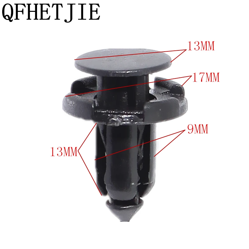 QFHETJIE 50 Pcs 9mm Apply to all Car Plastic Screw Fasteners Car Bumper Mudguard Fastener Fixing Clips Auto Accessories
QFHETJIE 50 Pcs 9mm Apply to all Car Plastic Screw Fasteners Car Bumper Mudguard Fastener Fixing Clips Auto Accessories