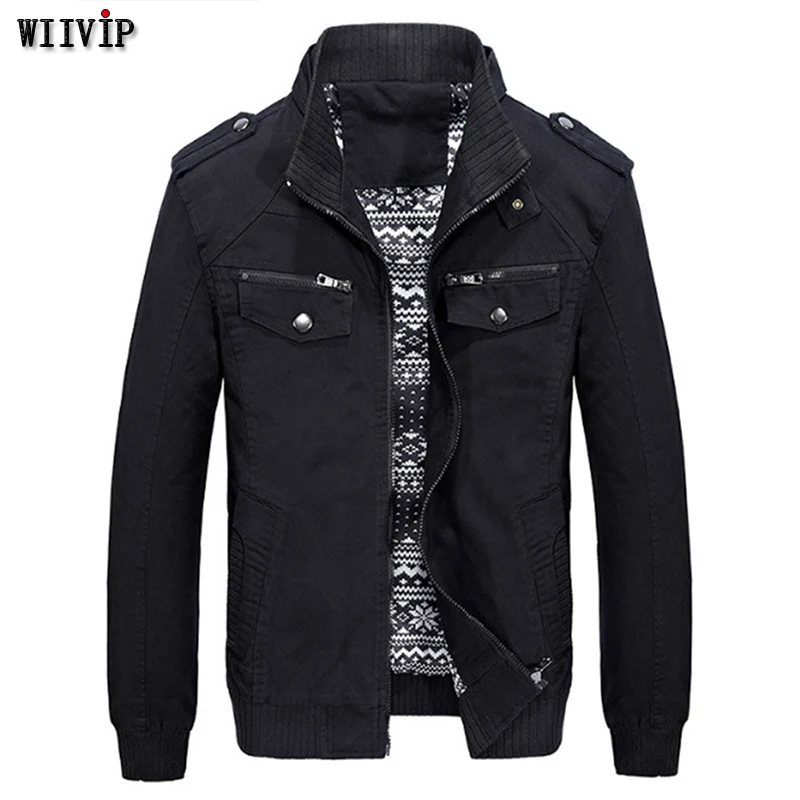 

Flash Deal High Quality Man Fashion Handsome Cotton Fabric Warm Lining Casual Jacket Winter Coats Outerwear For Lucky You H0025