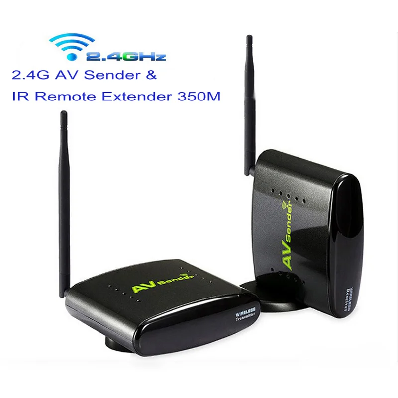 350M 2.4G Digital STB wireless sharing device Wireless A/V Audio Video Transmitter Receiver With Power Adapter
350M 2.4G Digital STB wireless sharing device Wireless A/V Audio Video Transmitter Receiver With Power Adapter