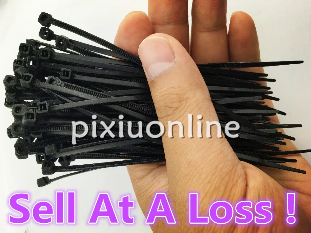 100pcs DS137B Black Self-locking Cable Ties Factory Standrad 3*100mm Width 2.5mm Nylon Cable Zip Tie Sell At A Loss USA Belarus
100pcs DS137B Black Self-locking Cable Ties Factory Standrad 3*100mm Width 2.5mm Nylon Cable Zip Tie Sell At A Loss USA Belarus