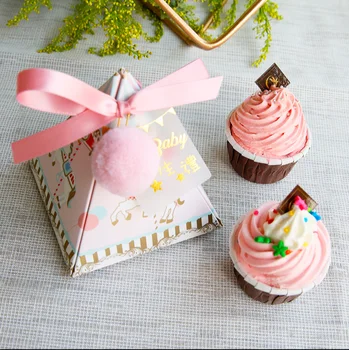 50pcs New Pink / Blue Triangular Pyramid Baby Shower Gift Boxes Bomboniera Baby Baptism Candy Box Birthday Party Decoration 
50pcs New Pink / Blue Triangular Pyramid Baby Shower Gift Boxes Bomboniera Baby Baptism Candy Box Birthday Party Decoration