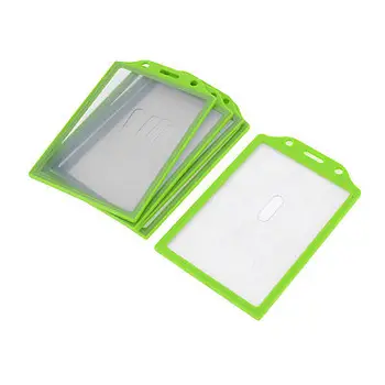 5pcs 103mm x 72mm Green Clear Rectangle Vertical Office Slide Work Card Holder
5pcs 103mm x 72mm Green Clear Rectangle Vertical Office Slide Work Card Holder
