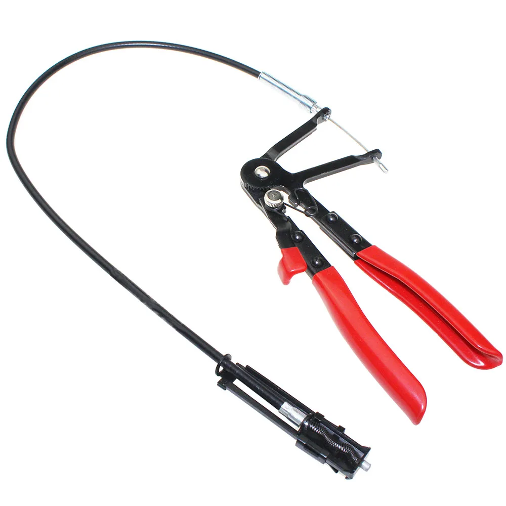 Auto Vehicle Tools Cable Type Flexible Wire Long Reach Hose Clamp Pliers for Car