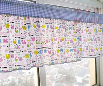 Free shipping Plaid cute rabbits cartoon cotton kitchen curtains for living room bedroom coffee curtain 140*40cm customized
Free shipping Plaid cute rabbits cartoon cotton kitchen curtains for living room bedroom coffee curtain 140*40cm customized