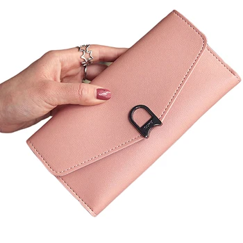 New Ladies Hasp Wallet Card Holder Clutch Moda Mujer Women Pu Leather Wallets Female Long Purses Money Bags Phone Pocket
New Ladies Hasp Wallet Card Holder Clutch Moda Mujer Women Pu Leather Wallets Female Long Purses Money Bags Phone Pocket