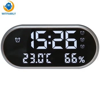 HD LED Display with Backlight Electronic Watch Desktop Clock Temperature Display Snooze Table Clocks Digital Alarm Clock Mirror
HD LED Display with Backlight Electronic Watch Desktop Clock Temperature Display Snooze Table Clocks Digital Alarm Clock Mirror