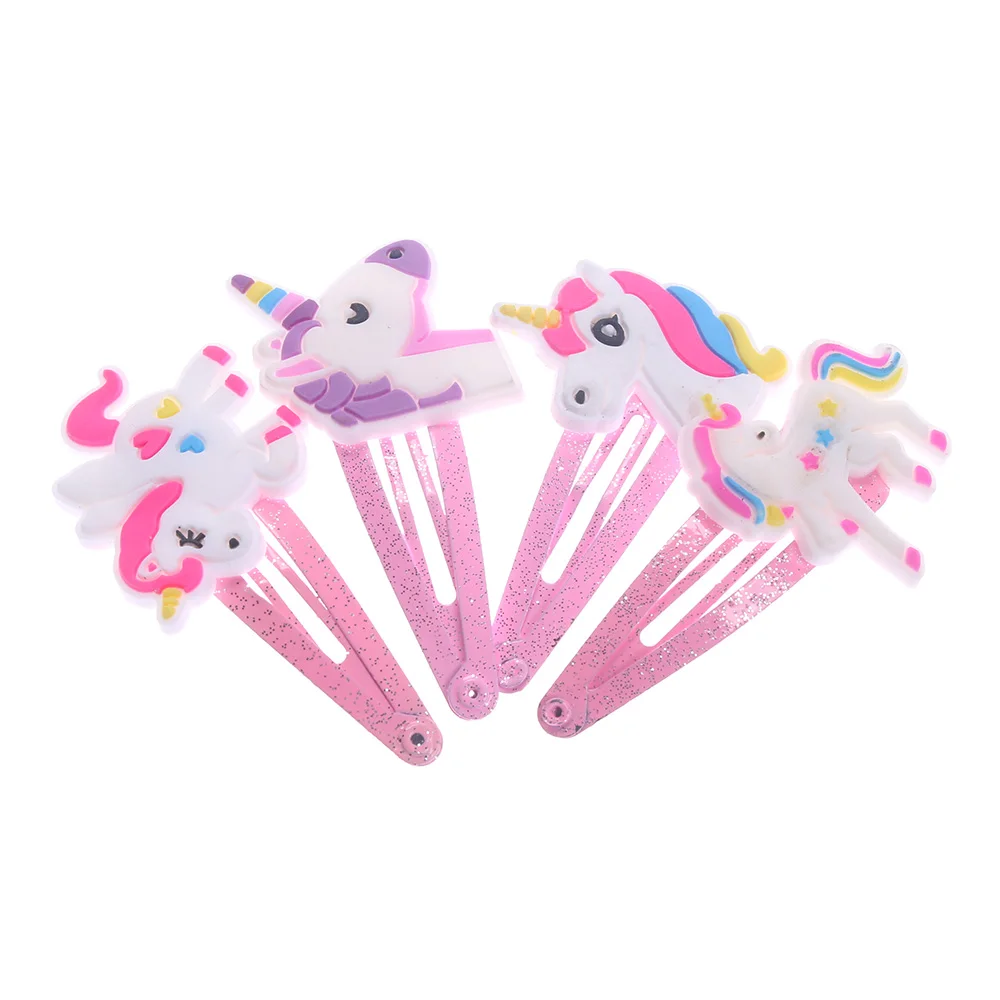 2PCS 4 Colors Glitter Unicorn Hairclips Cartoon Animal Hair Clips Cute Plastic Hairpins Kids Headwear Hair Accessories
2PCS 4 Colors Glitter Unicorn Hairclips Cartoon Animal Hair Clips Cute Plastic Hairpins Kids Headwear Hair Accessories