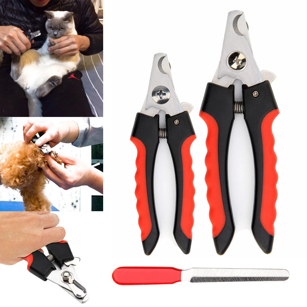 Professional Pet Dog Trimmer Nail Clipper Cutter Stainless Steel Grooming Scissors Clippers for Animals Cats with Lock 2 Sizes
Professional Pet Dog Trimmer Nail Clipper Cutter Stainless Steel Grooming Scissors Clippers for Animals Cats with Lock 2 Sizes
