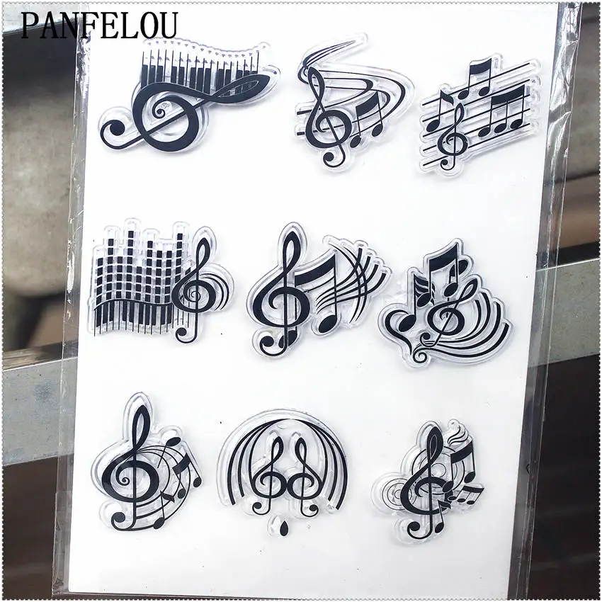 PANFELOU 11.3*15.56cm Series of music notes Transparent Silicone Rubber Clear Stamps cartoon for Scrapbooking/DIY wedding album
PANFELOU 11.3*15.56cm Series of music notes Transparent Silicone Rubber Clear Stamps cartoon for Scrapbooking/DIY wedding album