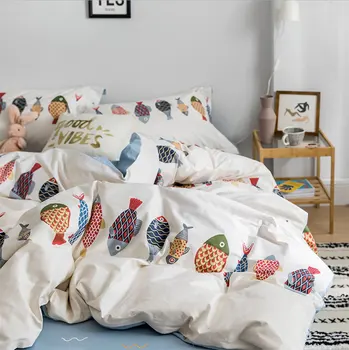 Modern cartoon fish bedding set teen kid,twin full queen king cotton single double home textile bed sheet pillowcase quilt cover
Modern cartoon fish bedding set teen kid,twin full queen king cotton single double home textile bed sheet pillowcase quilt cover