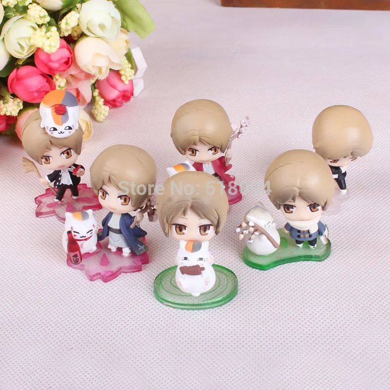 Anime Cartoon Natsume Yuujinchou Natsume Takashi with Nyanko Sensei Cat PVC Figures Collectible Toys 6pcs/set NYFG019
Anime Cartoon Natsume Yuujinchou Natsume Takashi with Nyanko Sensei Cat PVC Figures Collectible Toys 6pcs/set NYFG019