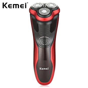 Kemei-9013 Electric Wasbare Shaver Rechargeable Rotary Men Razor Shaver with 3D Shaving Heads Hair Removal Scheren Machine
Kemei-9013 Electric Wasbare Shaver Rechargeable Rotary Men Razor Shaver with 3D Shaving Heads Hair Removal Scheren Machine