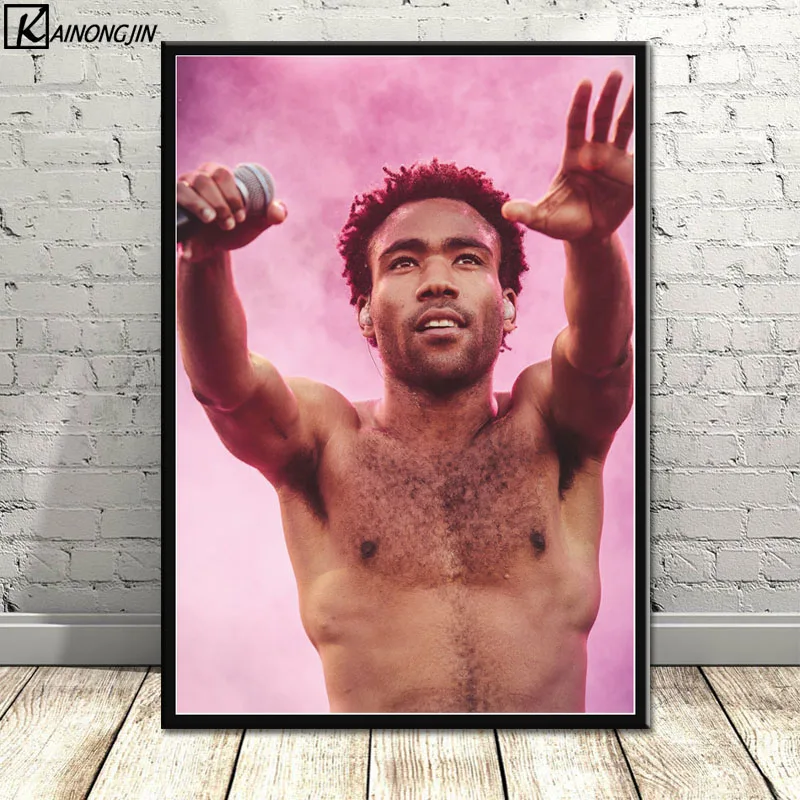 

Childish Gambino Music Singer Poster Wall Art Canvas Painting Posters and Prints Wall Picture Room Decorative Home Decor