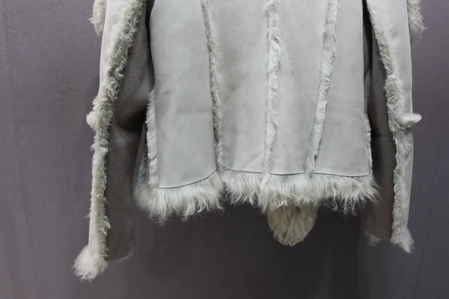 female genuine sheep skin and leather jacket (13)