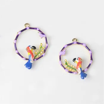 20pcs/Lot 23*32MM Colorful Animal Bird with birdcage Enamel Alloy Jewelry Pendants Ornament Accessories Earring Keyring Charms
20pcs/Lot 23*32MM Colorful Animal Bird with birdcage Enamel Alloy Jewelry Pendants Ornament Accessories Earring Keyring Charms