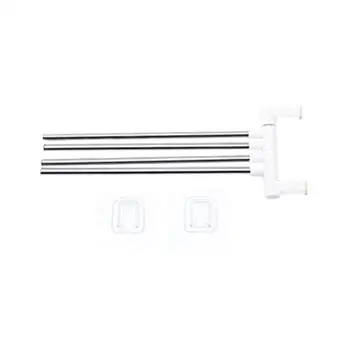 Wall Mounted Anti-rust Stainless Steel Rotating Towel Rack Bath Rail Hanger Towel Holder 4 Swivel Bars Bathroom
Wall Mounted Anti-rust Stainless Steel Rotating Towel Rack Bath Rail Hanger Towel Holder 4 Swivel Bars Bathroom