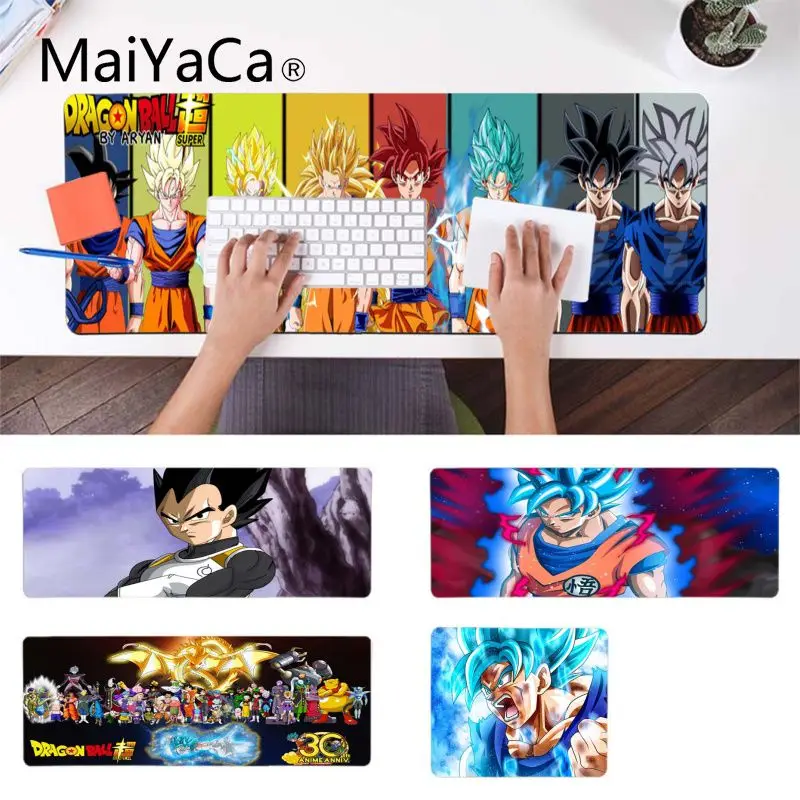 MaiYaCa High Quality Dragon Ball Super Gamer Speed Mice Retail Small Rubber Mousepad Large Lockedge Mouse pad PC Computer mat
MaiYaCa High Quality Dragon Ball Super Gamer Speed Mice Retail Small Rubber Mousepad Large Lockedge Mouse pad PC Computer mat