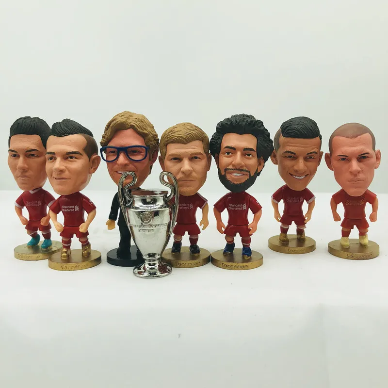 2.55" Salah Mane Gerrard Firmino Klopp Shaqiri Virgil Cartoon Doll Soccer Star Figurines
2.55" Salah Mane Gerrard Firmino Klopp Shaqiri Virgil Cartoon Doll Soccer Star Figurines