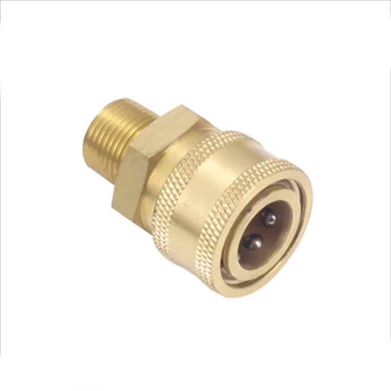 1/4" Male (MNPT) High Pressure Washer Quick Coupler Brass Quick Connector Converter For Hot Cold Power Washers Connector Fitting
1/4" Male (MNPT) High Pressure Washer Quick Coupler Brass Quick Connector Converter For Hot Cold Power Washers Connector Fitting