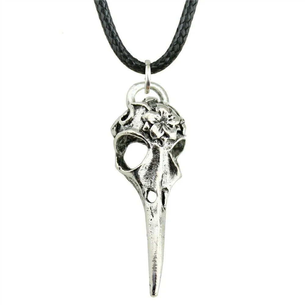 Dropshipping 41x12mm Bird Head Skull Pendant Necklace 2 Colors Antique Bronze Antique Silver Color Necklace Vintage
Dropshipping 41x12mm Bird Head Skull Pendant Necklace 2 Colors Antique Bronze Antique Silver Color Necklace Vintage