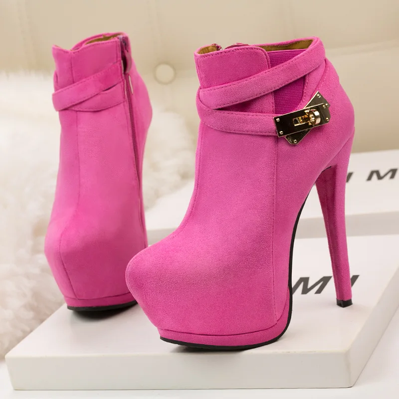 Pink Winter Boots Women Shoes Spring New Suede Side Zipper 14CM High Heels Women Ankle Boots for Women Boots Womens Shoes Woman
Pink Winter Boots Women Shoes Spring New Suede Side Zipper 14CM High Heels Women Ankle Boots for Women Boots Womens Shoes Woman