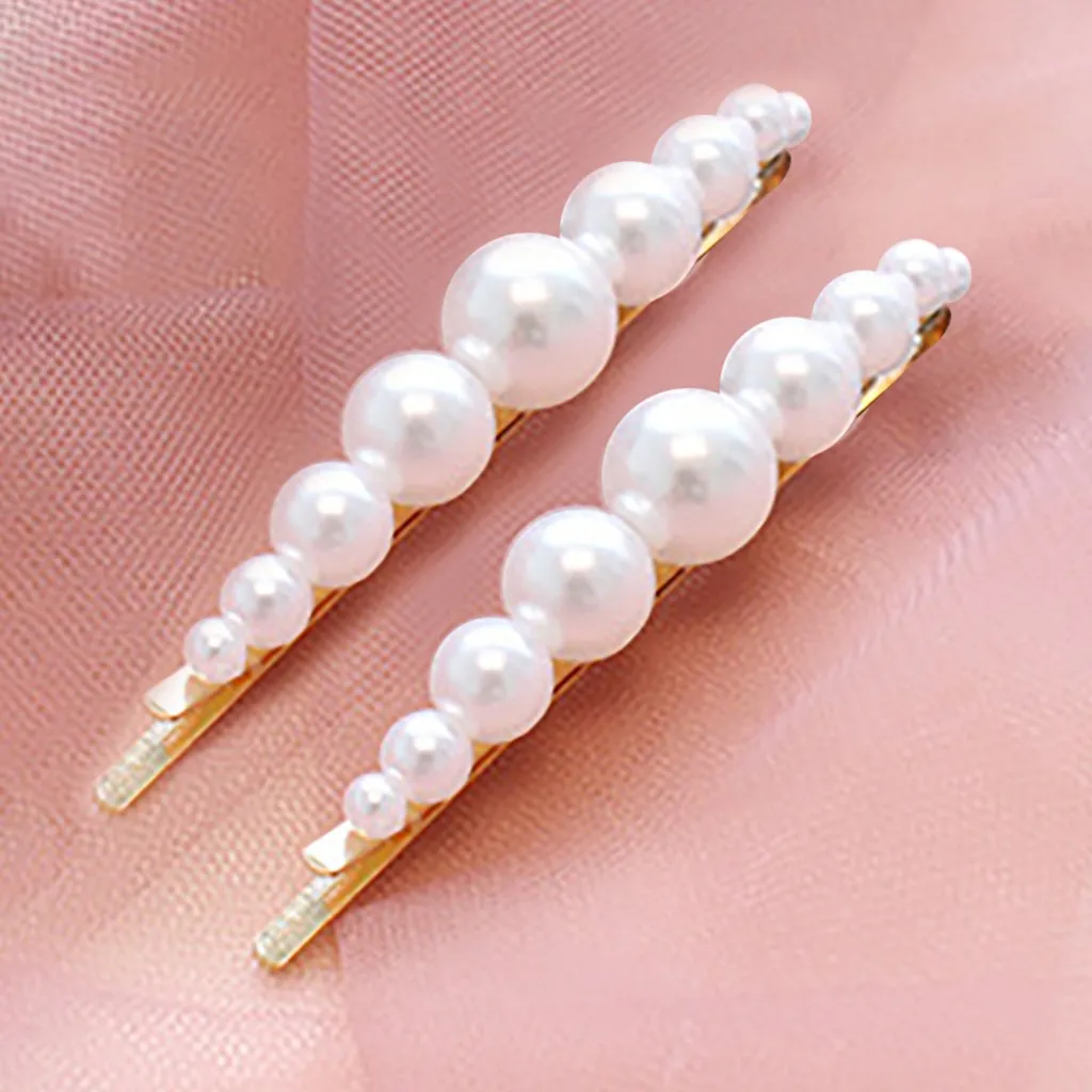 1Pair Girls Imitation Pearl Beads BB Hair Clips Pins Simple Fashion Hairpins Women Luxury Sweet Hairgrips Accessories
1Pair Girls Imitation Pearl Beads BB Hair Clips Pins Simple Fashion Hairpins Women Luxury Sweet Hairgrips Accessories