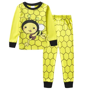 Honey Bee Children Pajamas Suits Yellow Cute Cotton Baby Girls Pyjamas Set Nest 2-7Year Kid Sleepwear Spring Autumn Girl Clothes
Honey Bee Children Pajamas Suits Yellow Cute Cotton Baby Girls Pyjamas Set Nest 2-7Year Kid Sleepwear Spring Autumn Girl Clothes