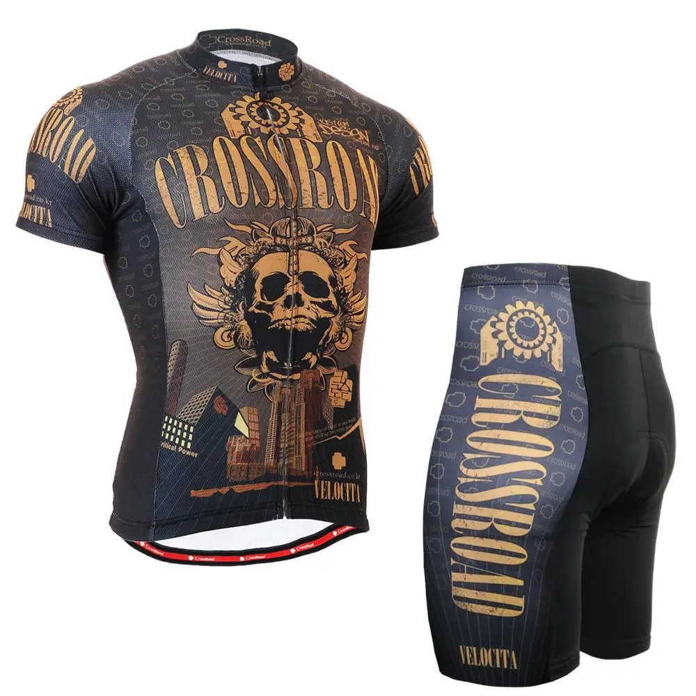 Life on track Technical Gold Skull Graphic Short Cycling Set Comfortable-fitting MTB Bike Tops Shirt W/ Padded Bicycle Shorts
Life on track Technical Gold Skull Graphic Short Cycling Set Comfortable-fitting MTB Bike Tops Shirt W/ Padded Bicycle Shorts