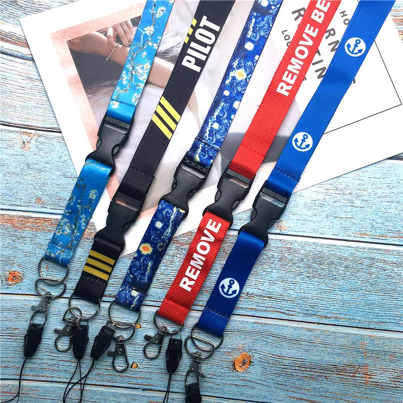10pcs/lot Lanyards Keychain Strap For Card Badge Gym Detachable Buckle for Phones Camera iPod Key Keychain ID Name Tag Badge 
10pcs/lot Lanyards Keychain Strap For Card Badge Gym Detachable Buckle for Phones Camera iPod Key Keychain ID Name Tag Badge