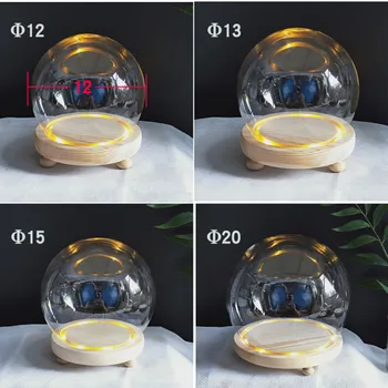 Luminous Base Diameter=12cm Round Glass Dome Vase Home Decoration Friend Gift Wedding Decoration
Luminous Base Diameter=12cm Round Glass Dome Vase Home Decoration Friend Gift Wedding Decoration