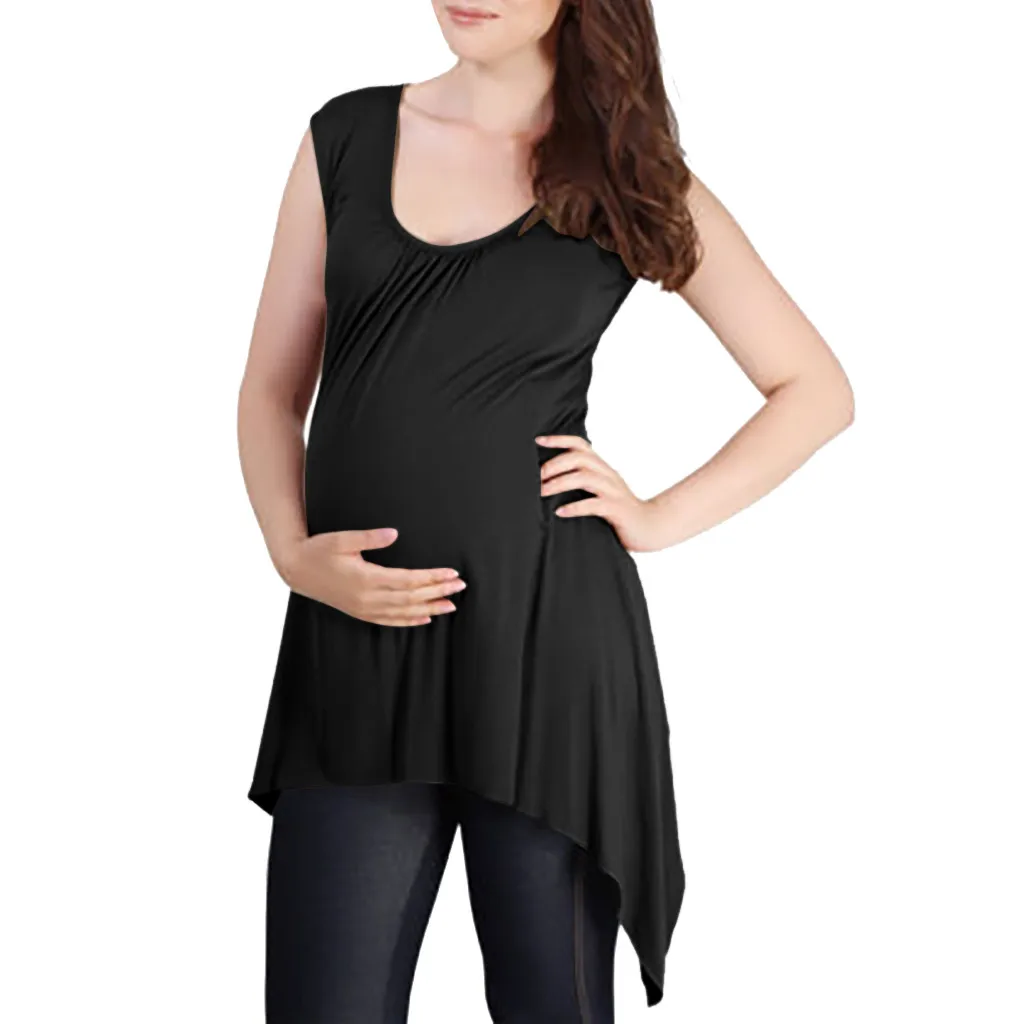 Women Maternity Solid Sleeveless T-Shirt Pregnancy Summer Vest Top summer pregnant blouse maternity clothes for pregnant women
Women Maternity Solid Sleeveless T-Shirt Pregnancy Summer Vest Top summer pregnant blouse maternity clothes for pregnant women