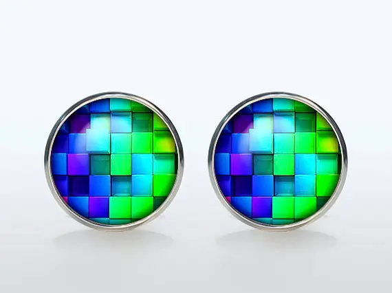 Blue Abstract Colorful Bricks Brand Cuff Silver Plated Shirt Cufflinks Mens Woman Wedding Gift Sleeve Button High Quality
Blue Abstract Colorful Bricks Brand Cuff Silver Plated Shirt Cufflinks Mens Woman Wedding Gift Sleeve Button High Quality