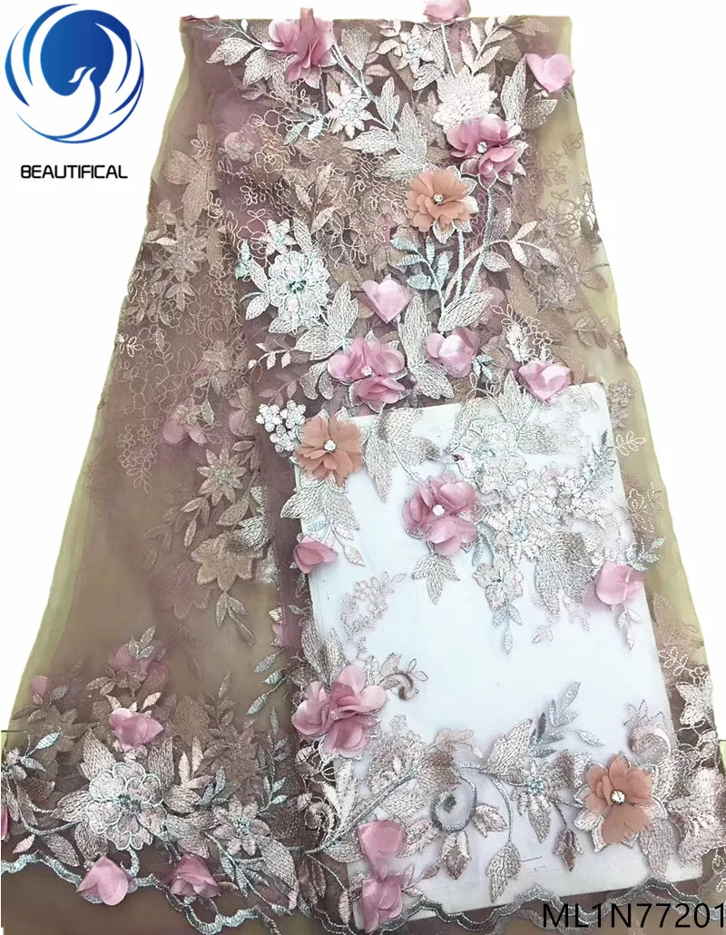 BEAUTIFICAL 3d afrcian flower fabrics embroidery tulle french fabric 3d lace 5 yards nigerian lace new design ML1N772
BEAUTIFICAL 3d afrcian flower fabrics embroidery tulle french fabric 3d lace 5 yards nigerian lace new design ML1N772