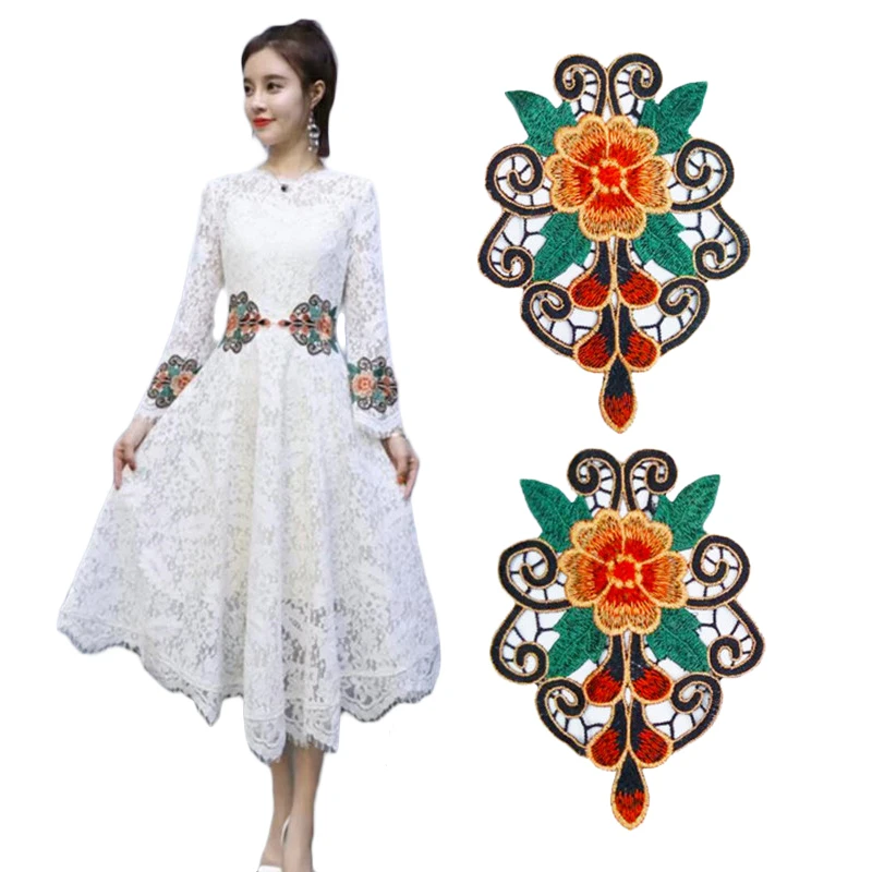 1pcs Multicolor Long Floral Lace Embroidery Applique Patches Lace Fabric Motif Scrapbooking Sew On Patch
1pcs Multicolor Long Floral Lace Embroidery Applique Patches Lace Fabric Motif Scrapbooking Sew On Patch