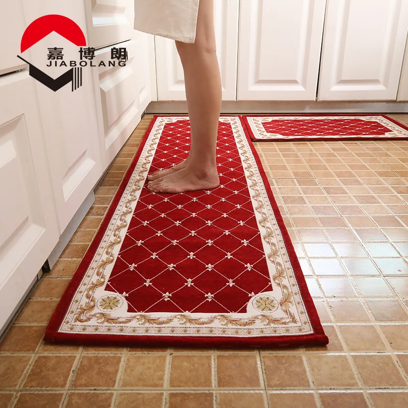 European Jacquard Kitchen Carpet 2pc Soft House Anti Slip Rug 50cm*80cm+45cm*120cm Door Mat Villus Carpets for Bathroom Mats
European Jacquard Kitchen Carpet 2pc Soft House Anti Slip Rug 50cm*80cm+45cm*120cm Door Mat Villus Carpets for Bathroom Mats