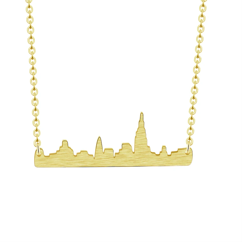 ACEBFEET Trendy Necklace Ladies Juwelen Rose Gold Jewelry Girls Nueva Zelanda Skyline Collar Stainless Steel Pendant Joyas
ACEBFEET Trendy Necklace Ladies Juwelen Rose Gold Jewelry Girls Nueva Zelanda Skyline Collar Stainless Steel Pendant Joyas