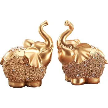 European lucky elephant ornaments a pair of home living room home decorations creative small elephant crafts
European lucky elephant ornaments a pair of home living room home decorations creative small elephant crafts