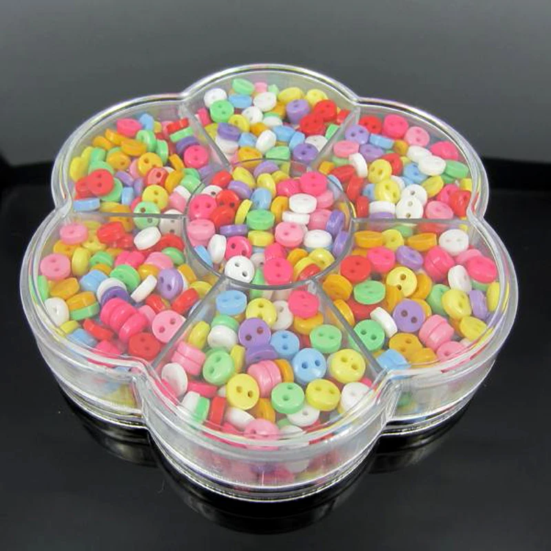 Free Shipping 1000pcs Mixed Mini Combined Resin Buttons 6.0mm + Clear Storage Box
Free Shipping 1000pcs Mixed Mini Combined Resin Buttons 6.0mm + Clear Storage Box