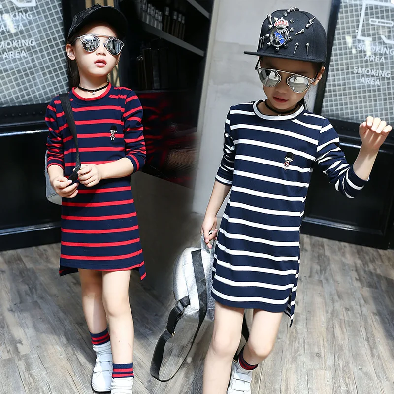Kids Girls Long Sleeve Casual Sport Shirt Cotton Girl Autumn Princess Party T-shirt 2019 New Children Striped Tops 4-14 Years
Kids Girls Long Sleeve Casual Sport Shirt Cotton Girl Autumn Princess Party T-shirt 2019 New Children Striped Tops 4-14 Years