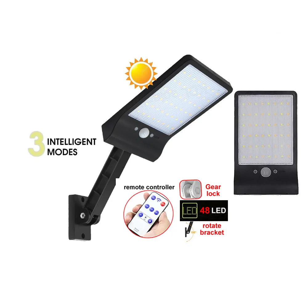 rUpgraded 48 LED Solar Light ler PIR Motion Sensor Lamp Ip65 Waterproof Outdoor Lights Garden Wall s Lamps for gar
rUpgraded 48 LED Solar Light ler PIR Motion Sensor Lamp Ip65 Waterproof Outdoor Lights Garden Wall s Lamps for gar