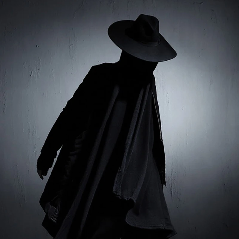 Goths long-sleeve trench male personality novelty punk cloak black elegant outerwear
Goths long-sleeve trench male personality novelty punk cloak black elegant outerwear