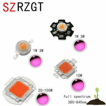 1W 3W 10W 20W 30W 50W 100W 380nm-840nm Full Spectrum led grow chip 30mil 45mil led plant lights Light Source
1W 3W 10W 20W 30W 50W 100W 380nm-840nm Full Spectrum led grow chip 30mil 45mil led plant lights Light Source