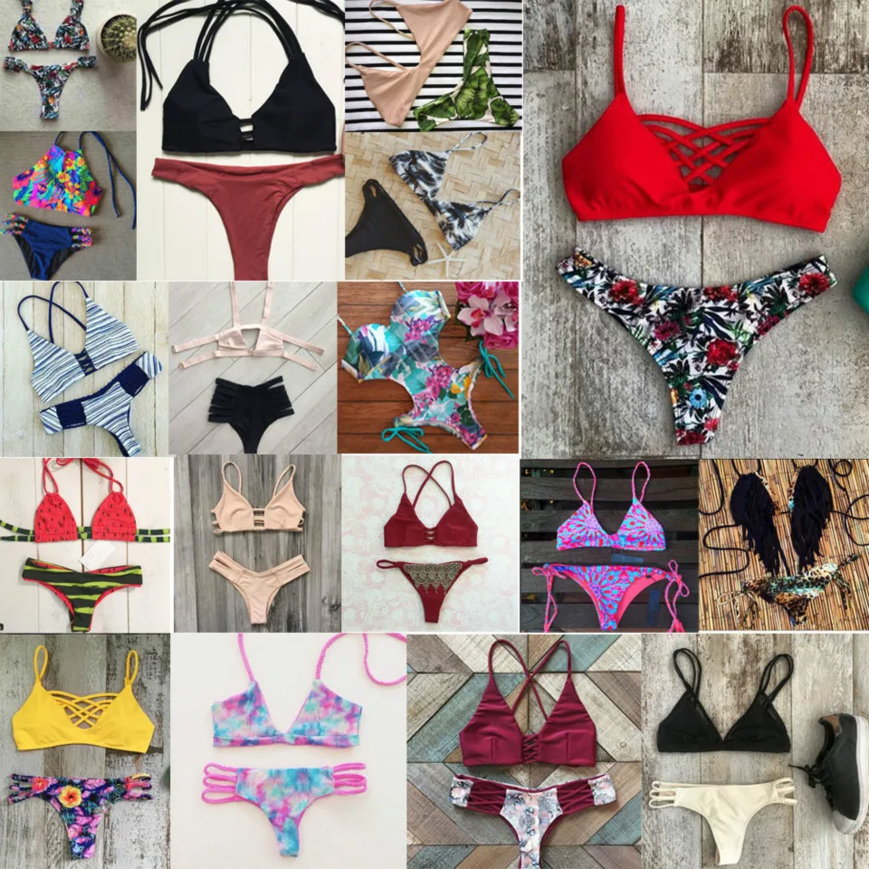 2016 New Brazilian Bikini Sexy Women Bandage Swimsuit Swimwear Monokini Bathing Suit Tankini
2016 New Brazilian Bikini Sexy Women Bandage Swimsuit Swimwear Monokini Bathing Suit Tankini