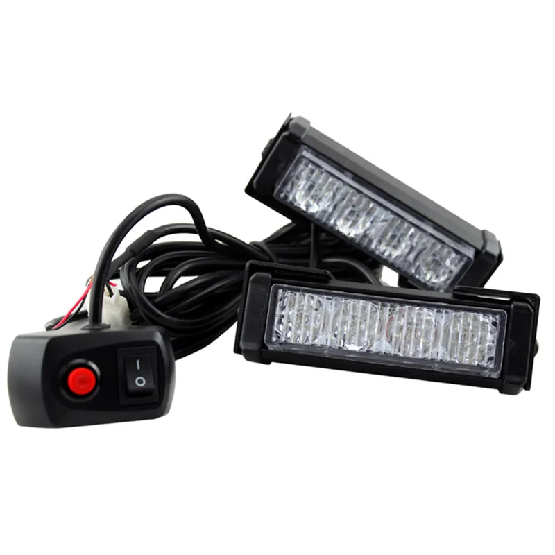 High Quality 4LED Car Emergency Beacon Light Bar 10 Flashing Mode 12V LED Strobe Caution Light Red/Blue/White/Yellow Color
High Quality 4LED Car Emergency Beacon Light Bar 10 Flashing Mode 12V LED Strobe Caution Light Red/Blue/White/Yellow Color