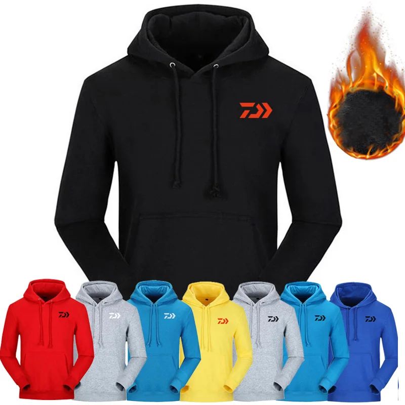 2019 DAIWA Men's Autumn Fishing Sweater Jackets Winter Fleece Outdoor Fishing Clothing DAWA Pure color Sweater Fishing Hooded
2019 DAIWA Men's Autumn Fishing Sweater Jackets Winter Fleece Outdoor Fishing Clothing DAWA Pure color Sweater Fishing Hooded