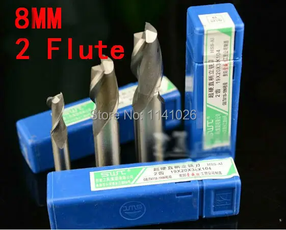 Free Shipping 5pcs 8mm Two 2 Flute HSS & Aluminium End Mill Cutter CNC Bit (China (Mainland))
Free Shipping 5pcs 8mm Two 2 Flute HSS & Aluminium End Mill Cutter CNC Bit (China (Mainland))